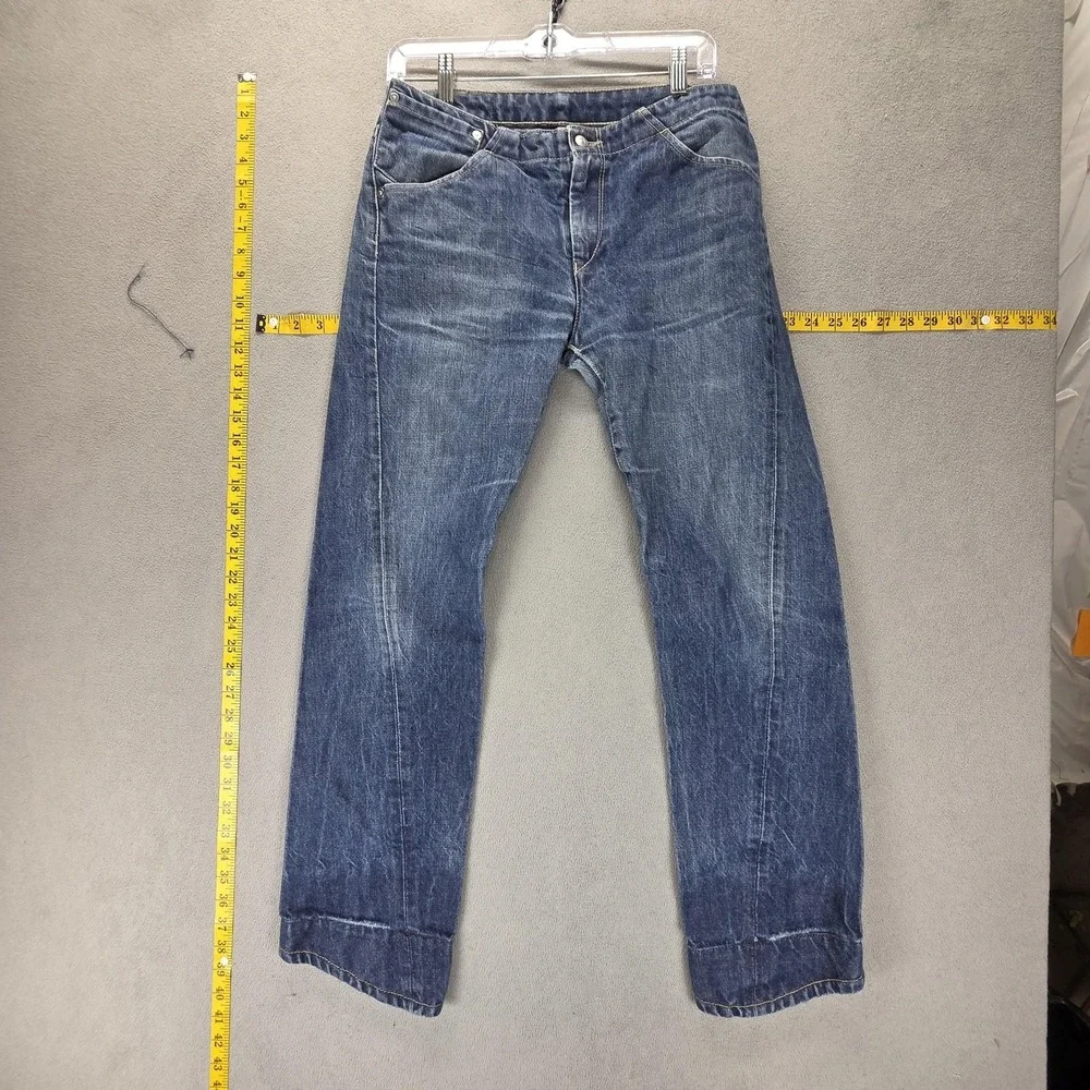 Vintage Levis Engineered Jeans Womens Blue Twisted One Pocket Zip Fly Fits 30x30